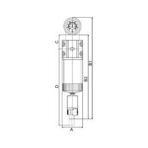 Vorfilter mit Differenzdruckmanometer, 3 µm, G 1 1/4