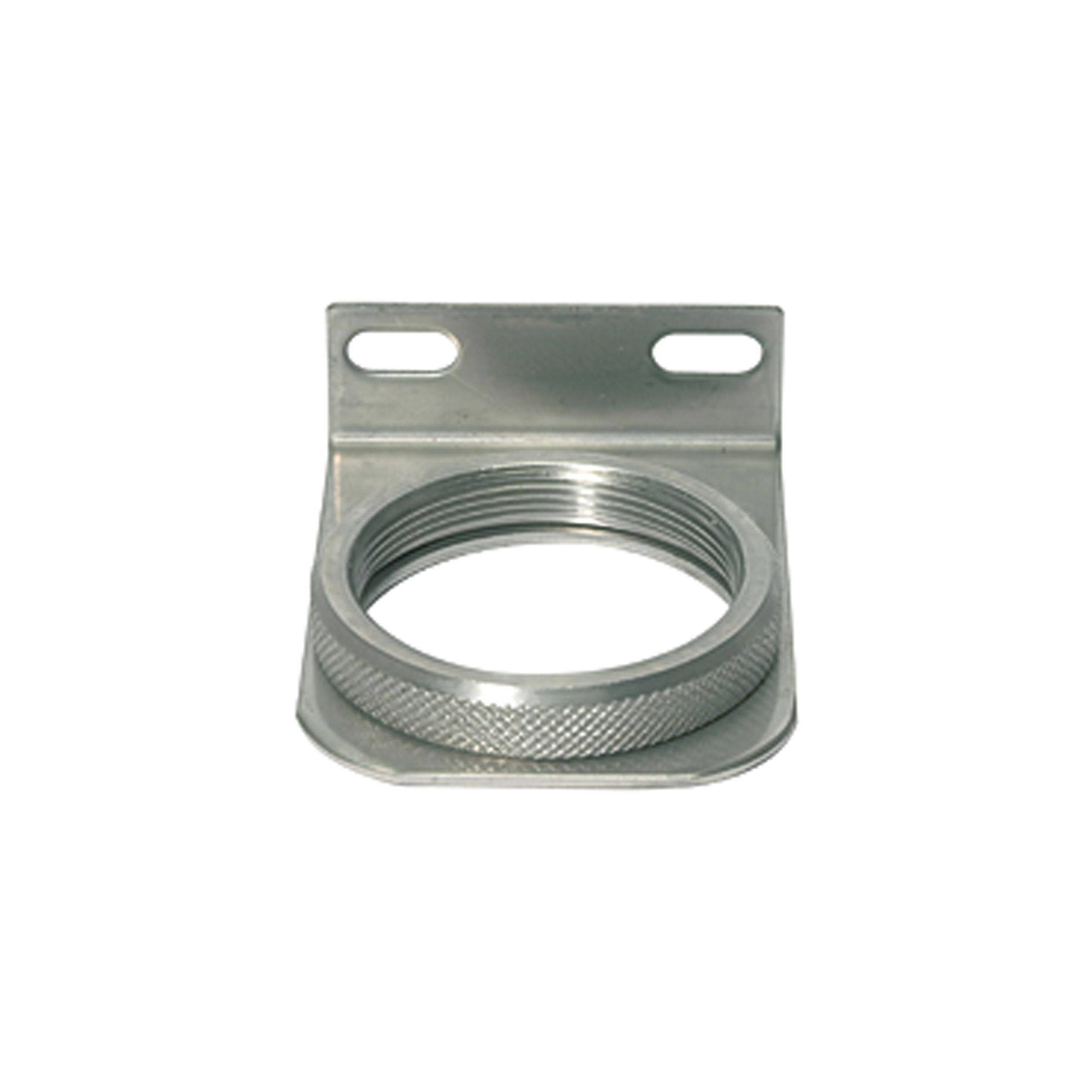 Haltewinkel aus Edelstahl 1.4401 mit Mutter M50x1,5