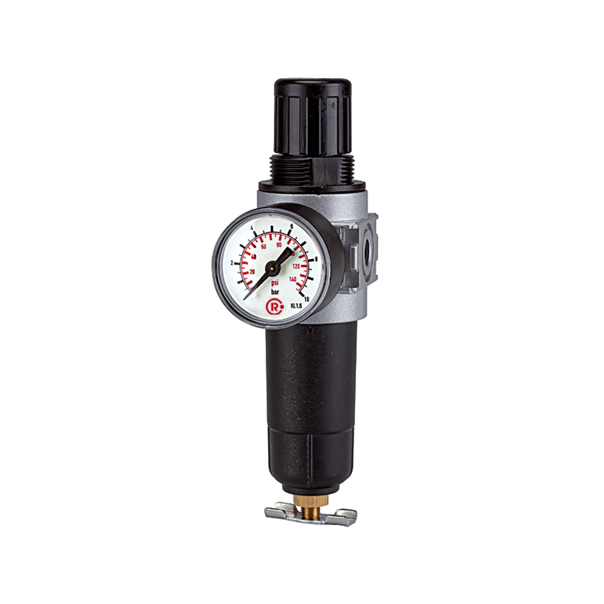 Filterregler »multifix-mini«, Metallbehälter, G 1/8, 0,5 - 10 bar