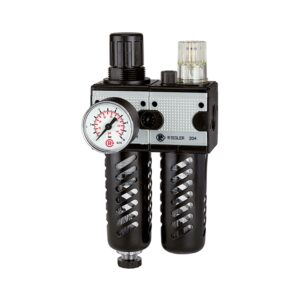 Wartungseinheit 2-tlg. »multifix«, PC-Beh., Schutzkorb, BG1, G1/4