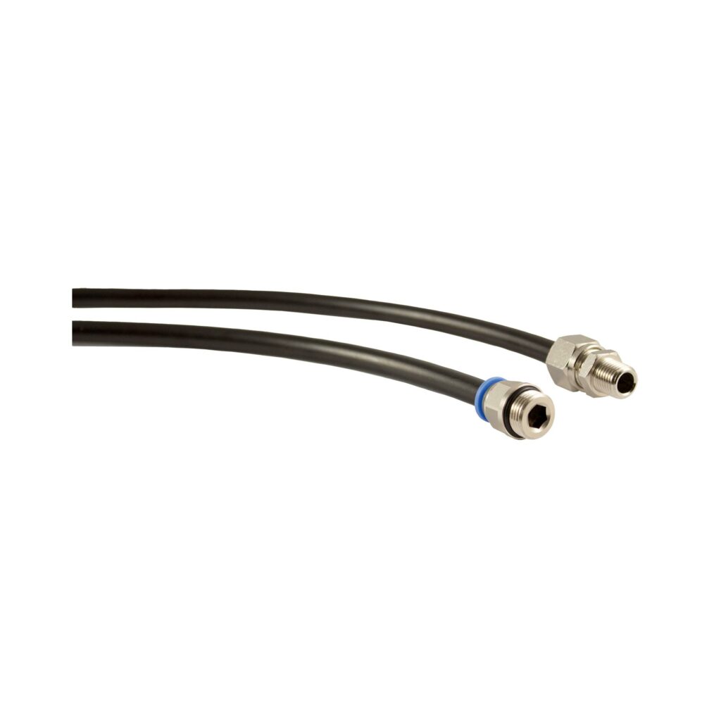 Dekabon-Rohr, Rohr-ø 6x4 mm, schwarz, Rolle à 25 m