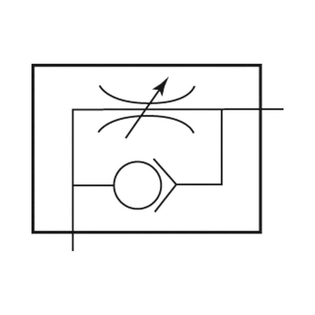 Drosselrückschlagventil, Abluftdrosselung (C) M5 i., M5