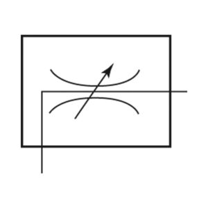 Drosselventil, Schlitzschr., beidseitige Dross. (B), M5 IG, M5