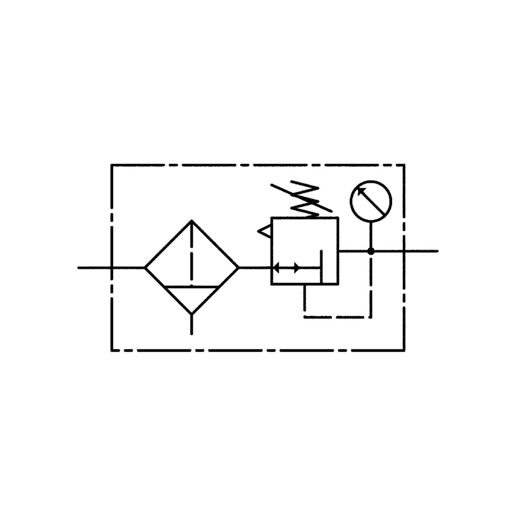 Edelstahl-Filterregler 1.4404, rücksteuerbar, G 1/4, 1,0 - 15 bar