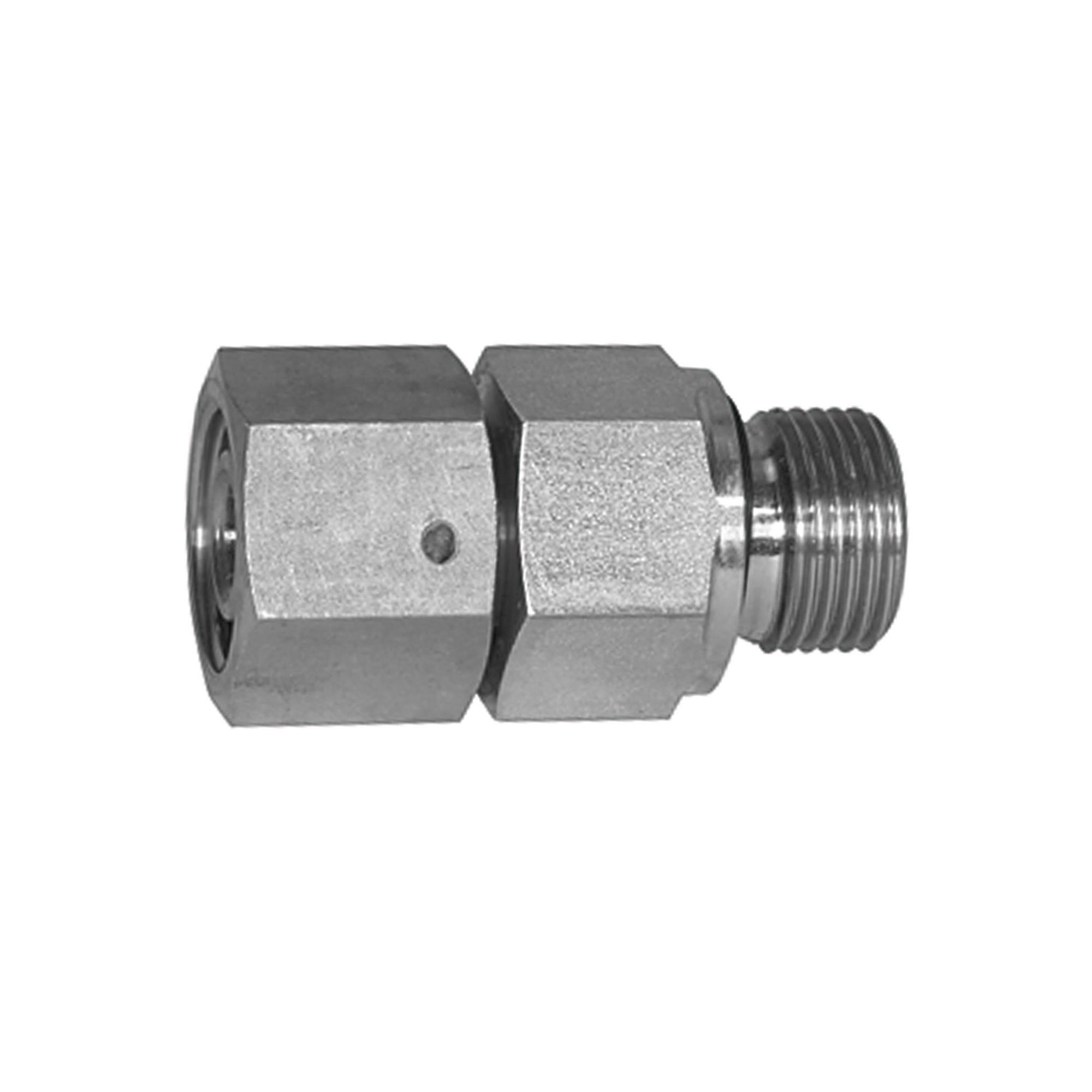 Einstellbare gerade Einschraubverschr. Dichtk., G 1/8,ES Ø6mm,FKM