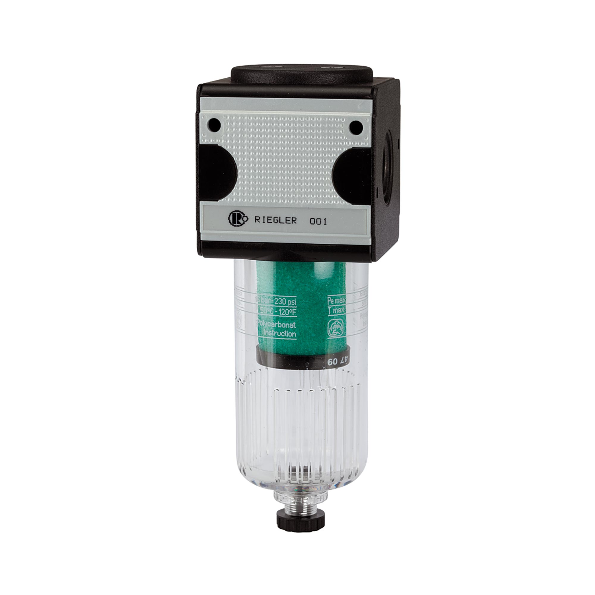 Mikrofilter »multifix«, mit PC-Behälter, 0,01 µm, BG 1, G 1/4