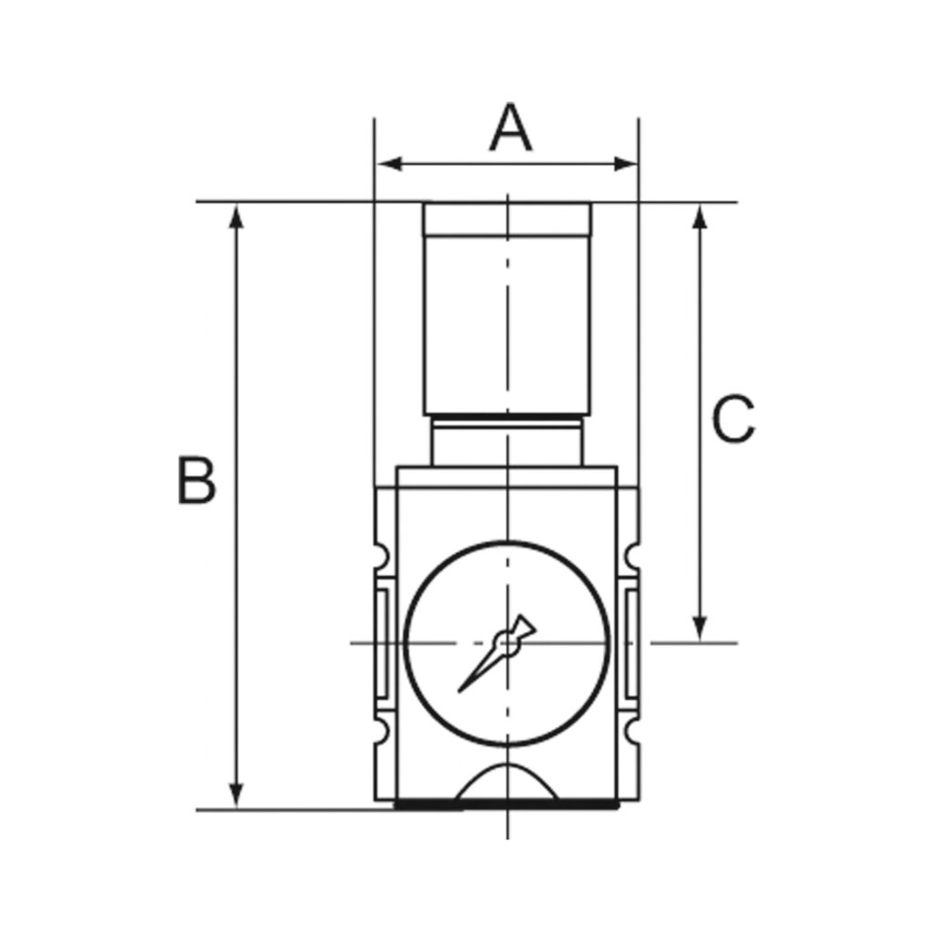 Druckregler »FUTURA«, inkl. Manometer, BG 1, G 1/4, 0,1 - 1 bar