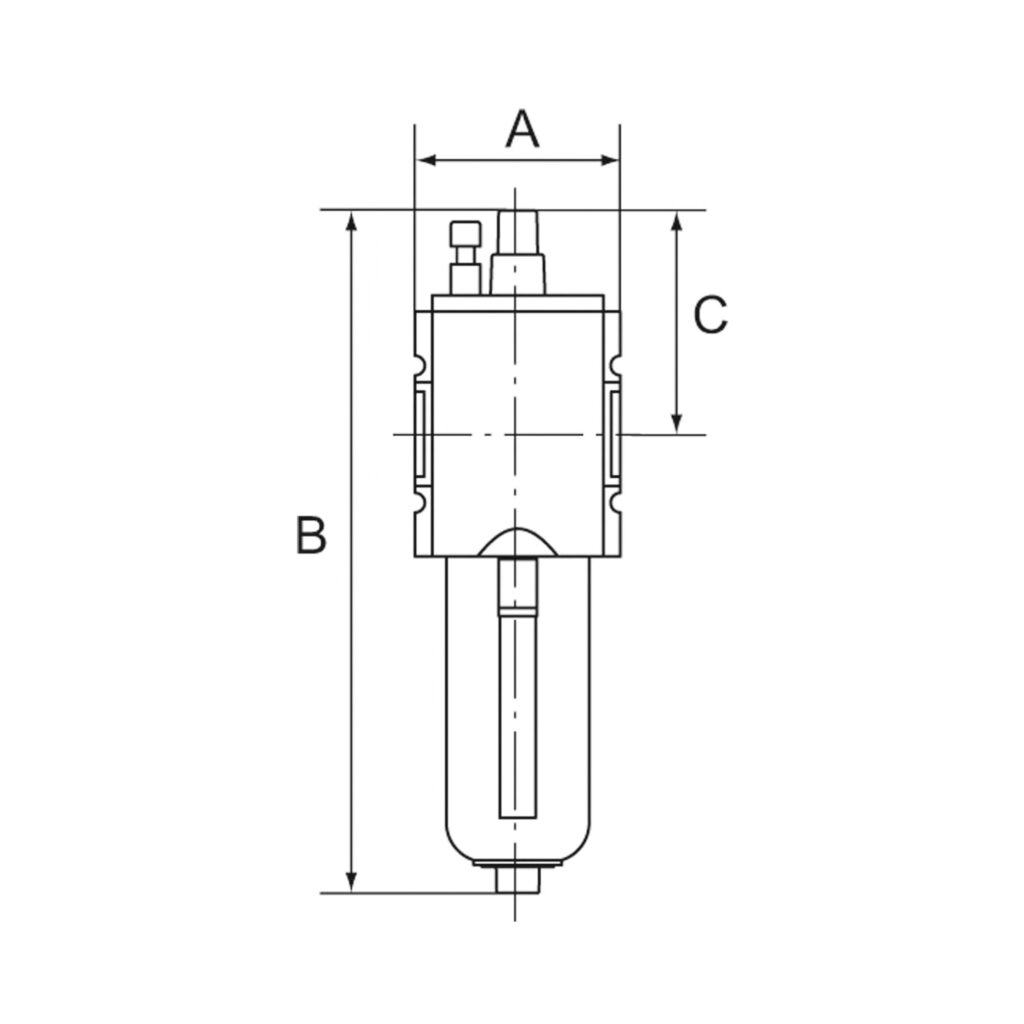 Nebelöler »FUTURA«, Polycarbonatbehälter, Schutzkorb, BG 1, G 1/4