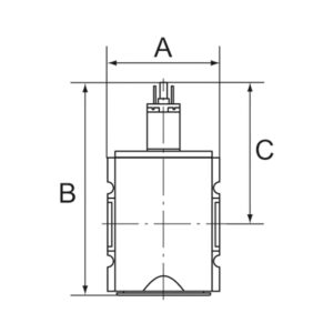3/2-Wegeventil »FUTURA-mini«, el. betätigt, 24 V DC, 2,5 W, G 1/4