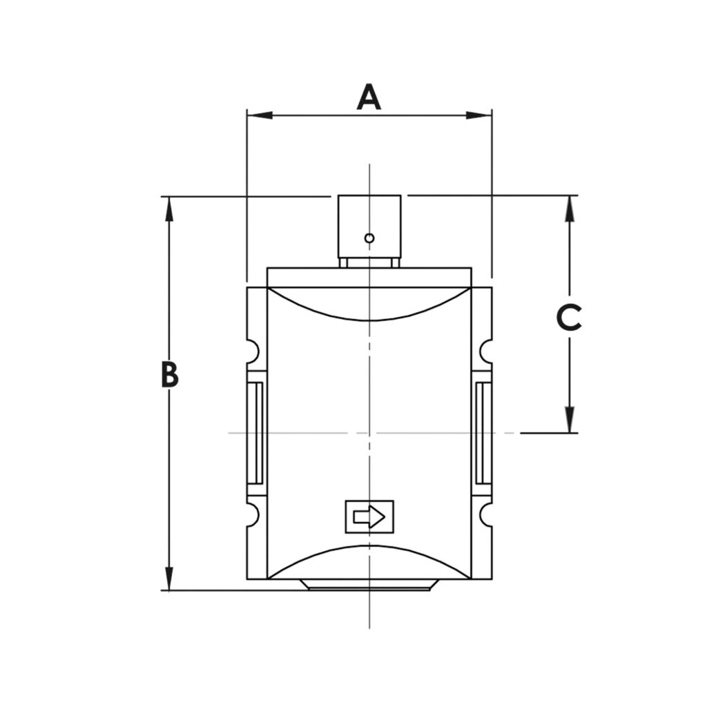 3/2-Wegeventil »FUTURA«, pneumatisch betätigt, BG 1, G 1/4