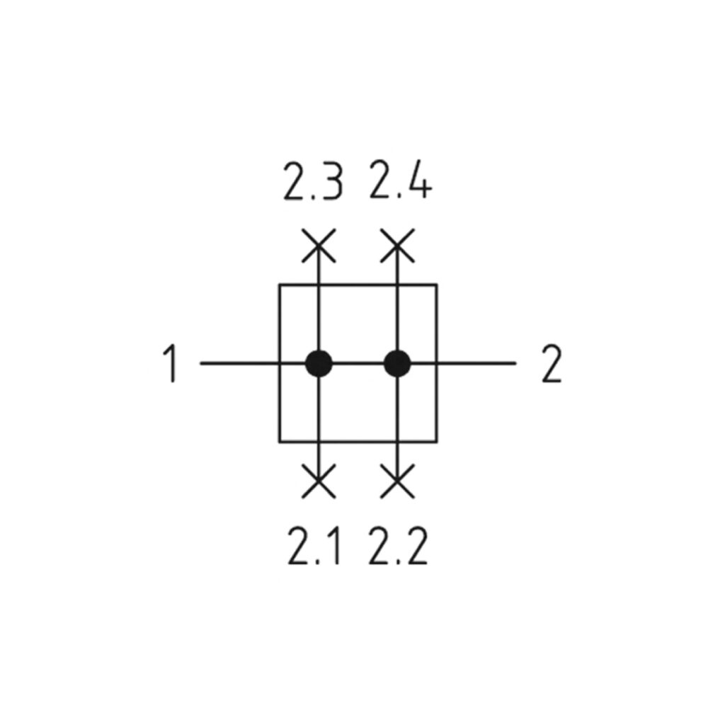 Verteiler »FUTURA«, BG 2, G 3/8, mit Druckschalter 0,5 - 10 bar