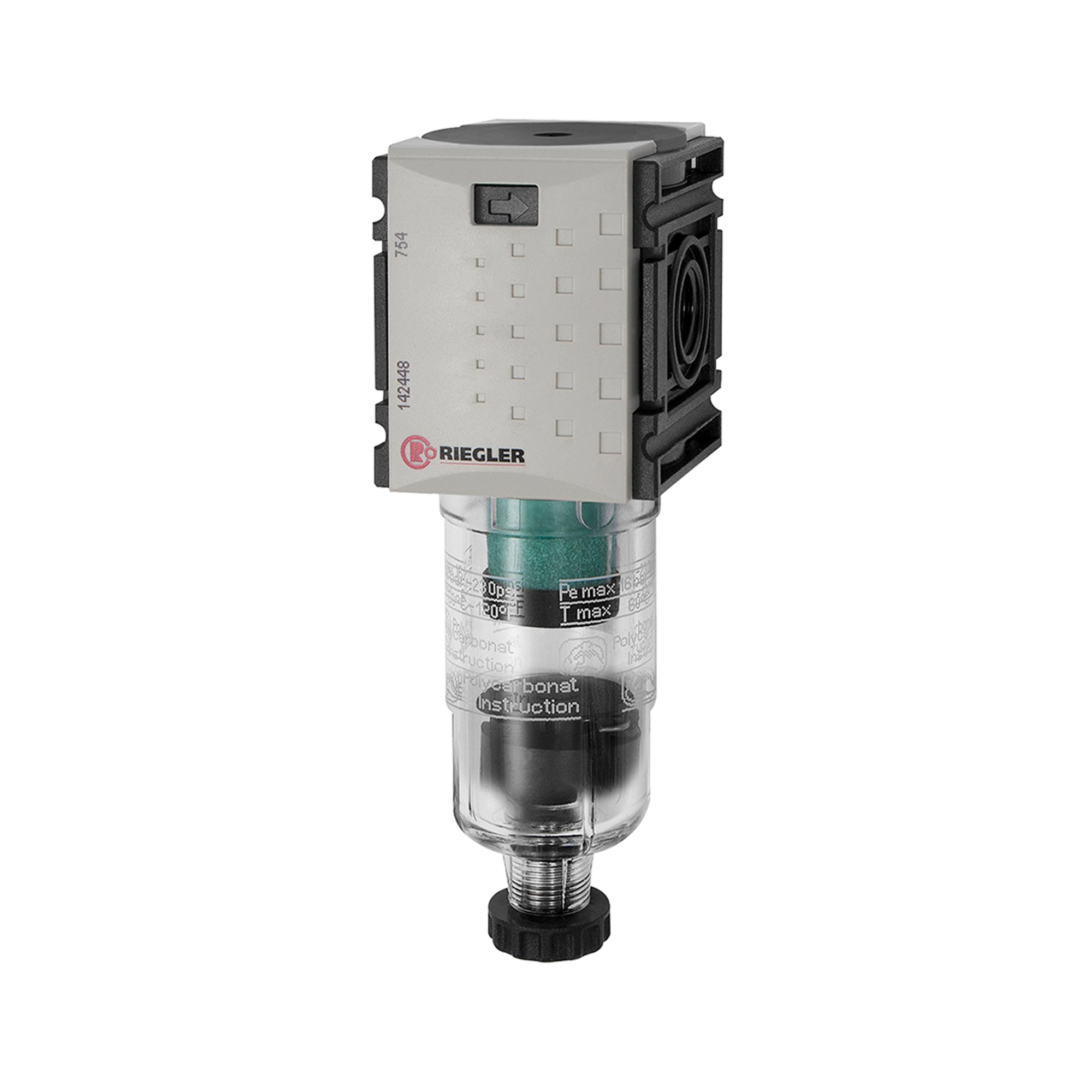 Mikrofilter »FUTURA-mini« mit PC-Behälter, BG 0, G 1/4, HA