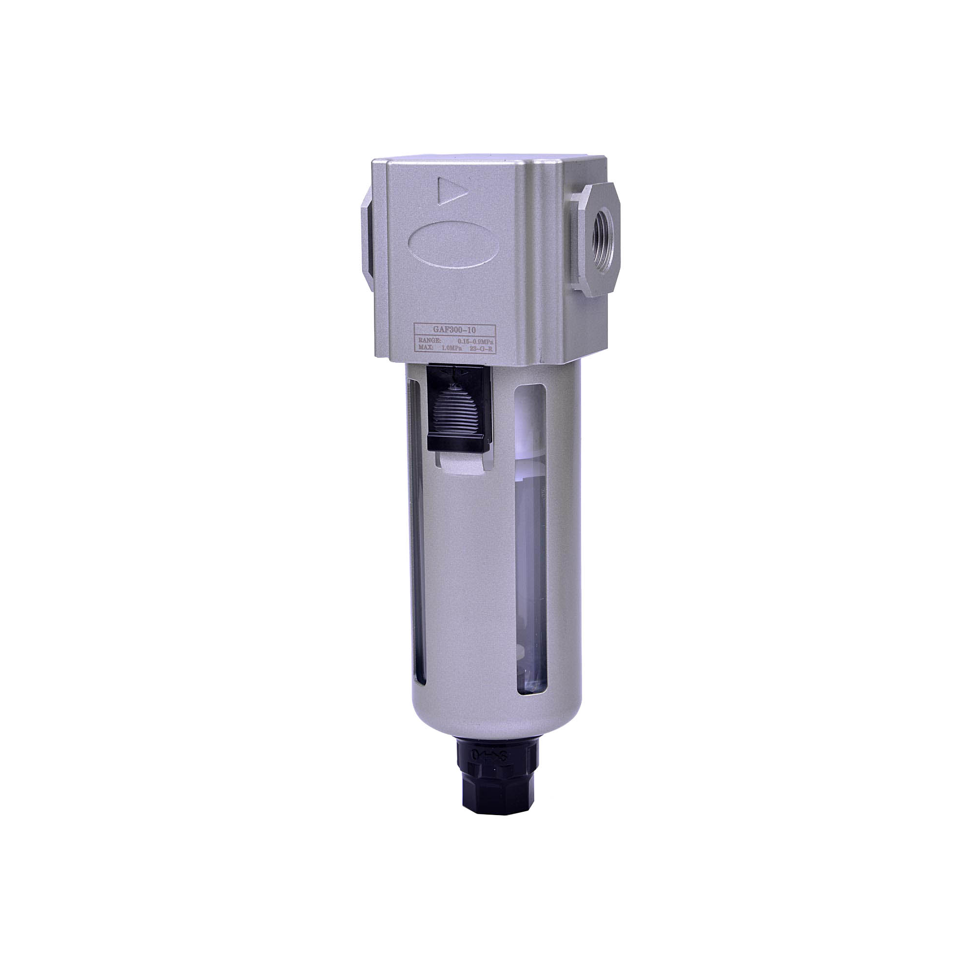 Filter »GA«, PC-Beh., Schutzkorb, 5 µm, BG 300, G 1/4, Ablass: HA