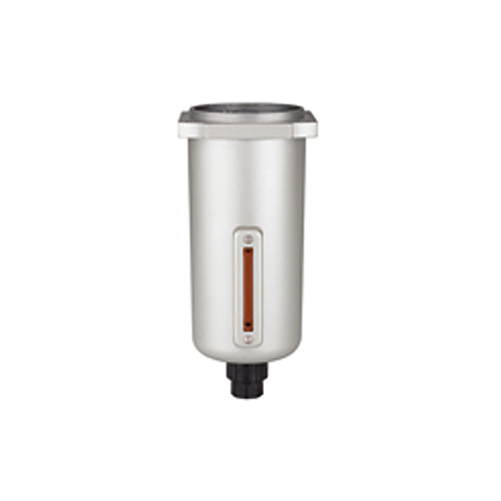 Metallbehälter mit Sichtrohr und vollautomatischem Ablassventil