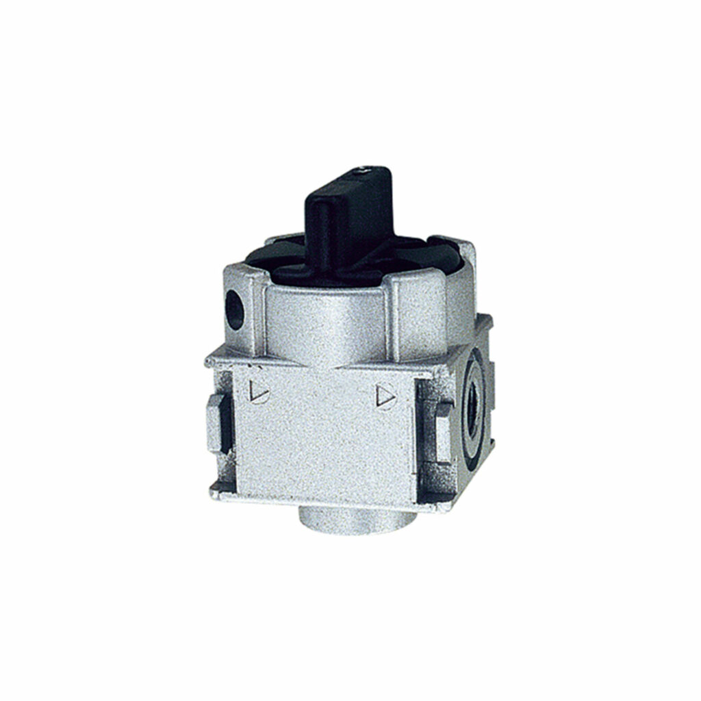 Kugelhahn 3/2-Wege »multifix-mini«, abschließbar, BG 0, G 1/8