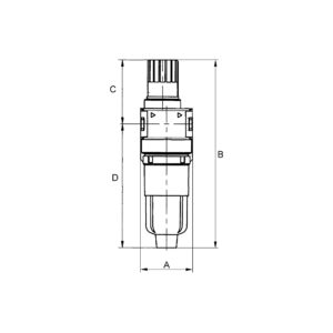 Nebelöler »multifix-mini«, mit Polycarbonatbehälter, BG 0, G 1/8