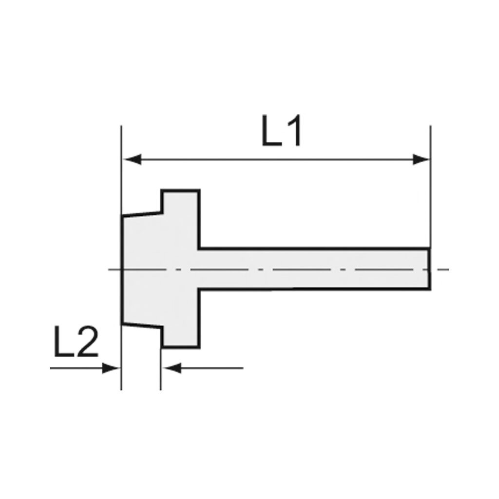 Einschraubschlauchtülle, G 1/4, für Schlauch LW 9 mm, SW 17, MS