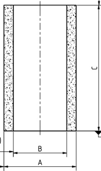 Filterelement 40 µm, Sinterbronze, für Filter »Standard«, BG 3