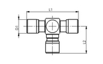 T-Steckverbindung »NonPlusUltra«, Ø 4 mm, VPE 10 Stk.