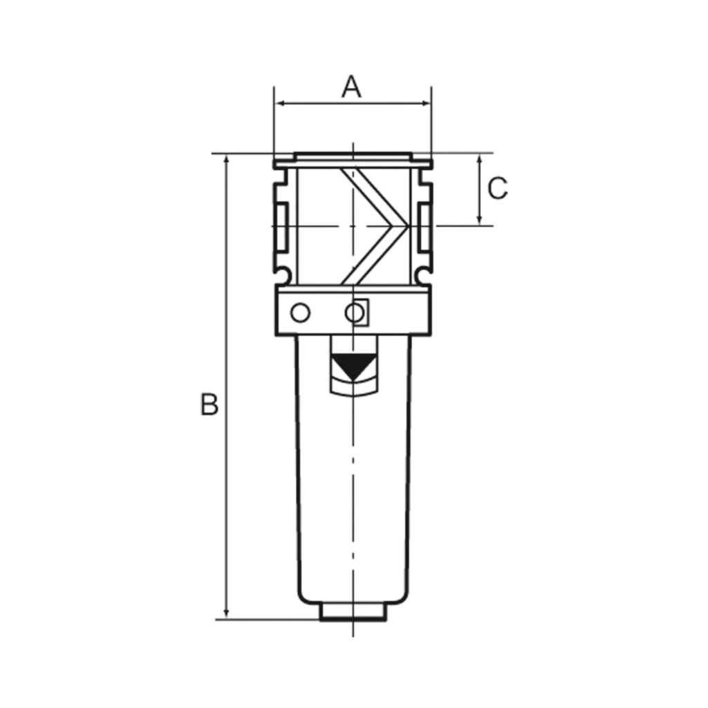 Aktivkohlefilter »variobloc«, Polycarbonatbehälter, BG 1, G 3/8