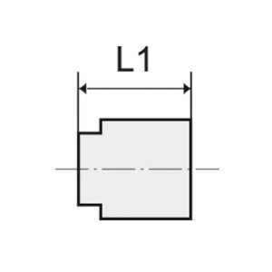 Einpresspatrone »Blaue Serie«, für Schlauch-Außen-Ø 4
