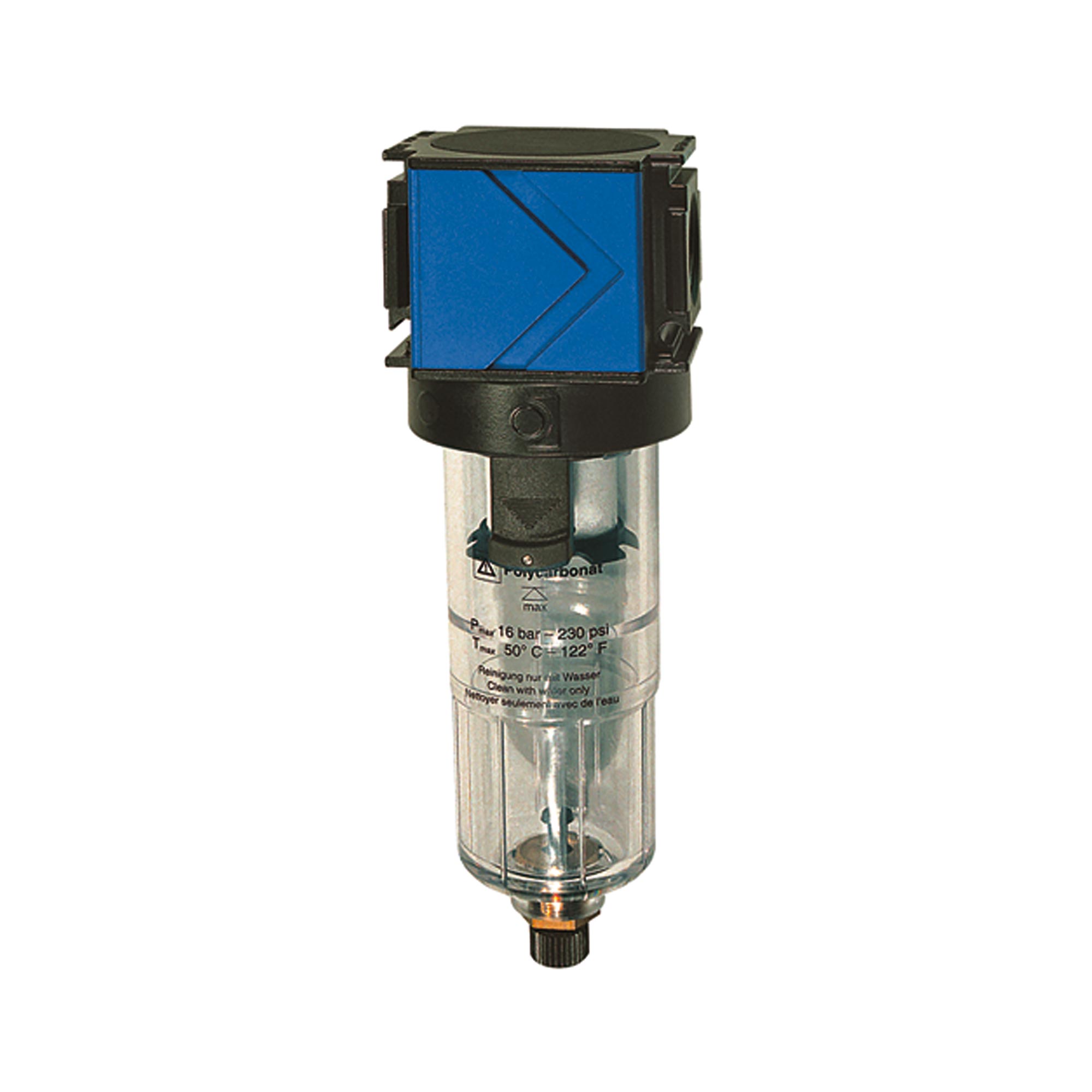 Filter »variobloc«, mit Polycarbonatbehälter, BG 1, G 1/4