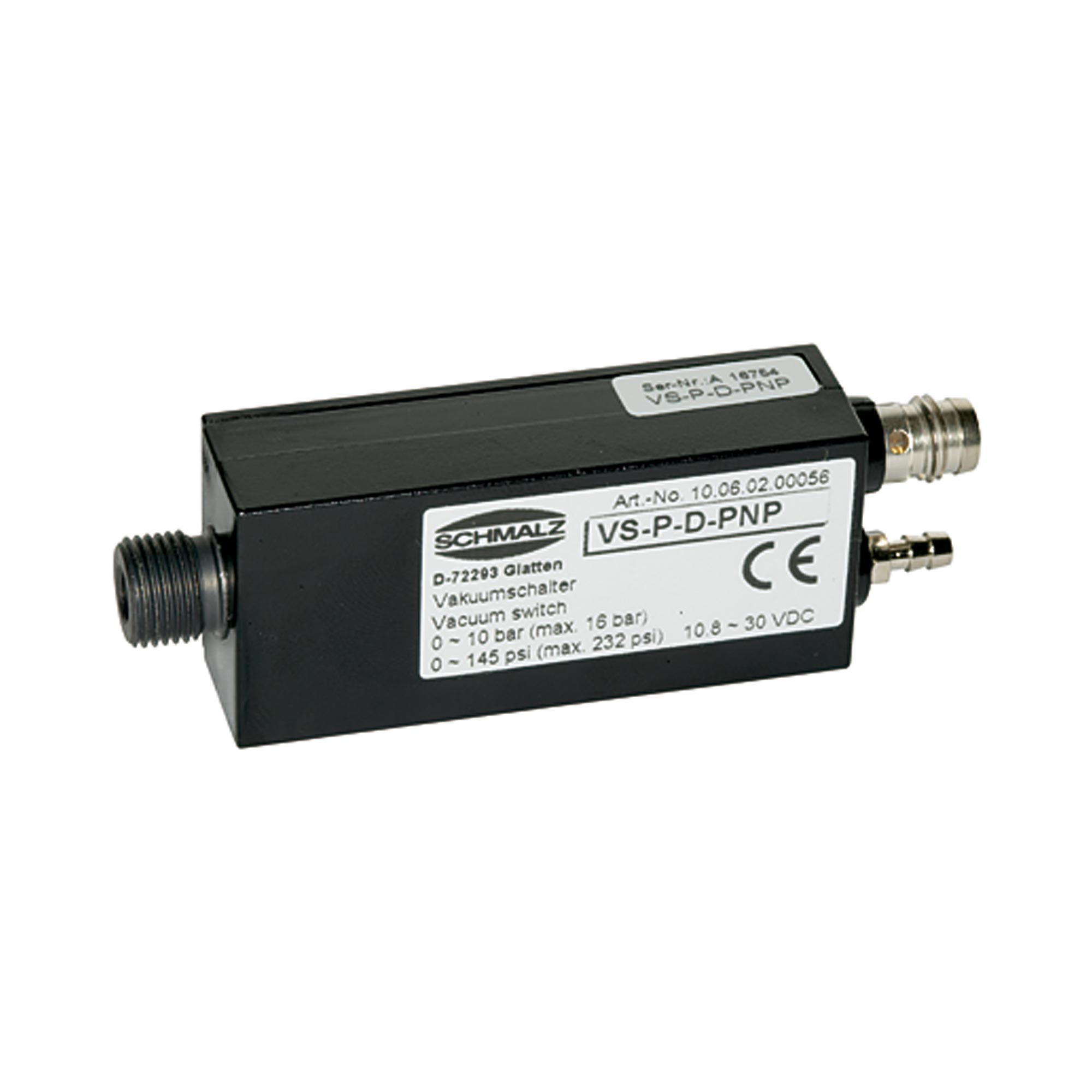 Druckschalter, Stecker M8, 4-polig, G 1/8 AG, M5 IG, M8x1 AG