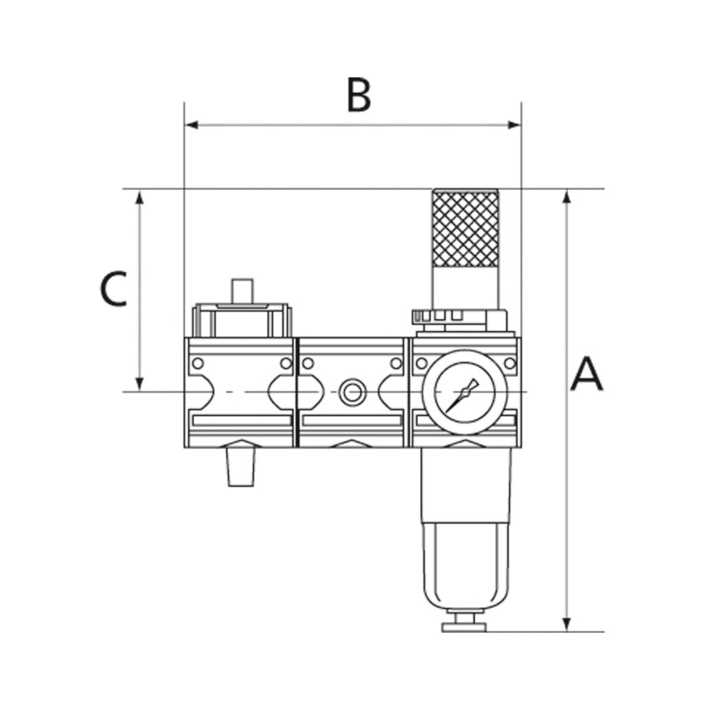 Wartungsstation SAFETY »multifix«, KH-AV-FR, HA, BG 1, G 1/4