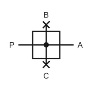 Verteiler »multifix-mini«, BG 0, G 1/4, mit 2 Abgängen G 1/8