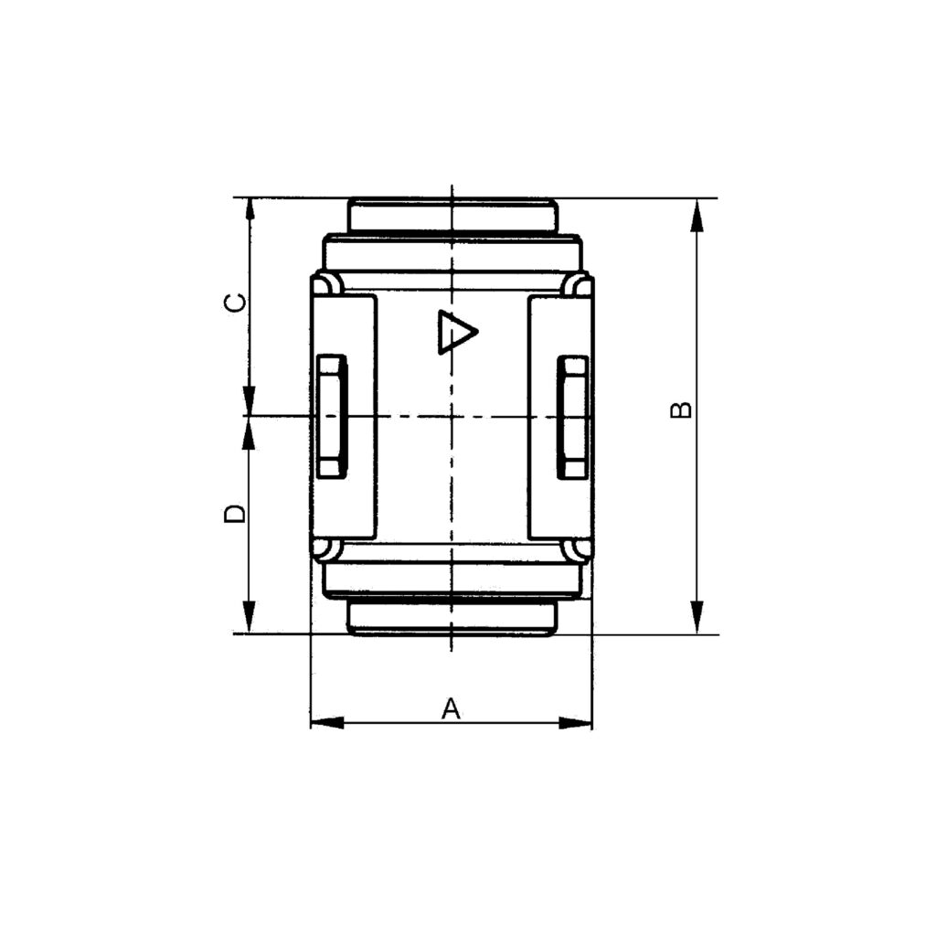 Verteiler »multifix-mini«, BG 0, G 1/4, mit 2 Abgängen G 1/8